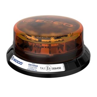 gyrophare LED R65 12-24V Orange - CISPR25 - IP69K 3 boulons