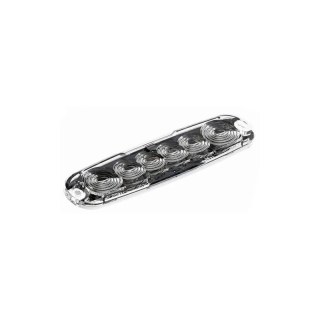 lampe flash LED mince | R65 | 6 LED | orange | 10-30v