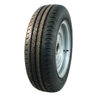 pneu + roue 195 R14C 5½Jx14H2 ET30 67/112/5 métal R701 M+S gris argent