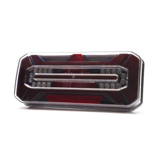LED achterlicht black rechts | 12-24V | 7-Pin's AMP