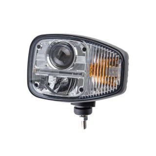 phare LED droite, 10-30v, connecteur Deutsch 6-PIN, Cabuchon non traité