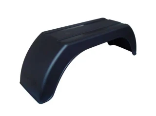 Garde boue plastique noir 8 pouces 550x160x175